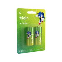 Pilha Alcalina AA Blister C/2 Peças Elgin