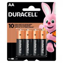 Pilha Alcalina AA Blister com 4 Duracell MN1500B4