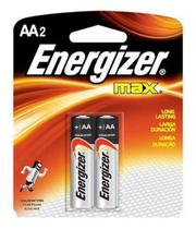 Pilha Alcalina AA - c/ 2 Unidades - Energizer Max - UNICA