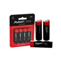 Pilha Alcalina AA c/4 Unidades - Avant Pilha Alcalina AA c/4 Unidades - Avant