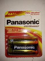 Pilha Alcalina AA com 2 pçs - PANASONIC
