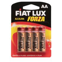Pilha Alcalina AA Com 4 Unidades Forza Fiat Lux