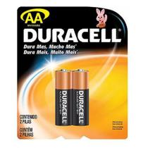 Pilha Alcalina AA Duracell 1,5V C/2 Unidades - MN1500