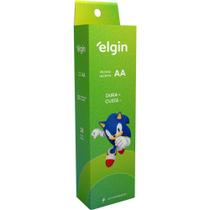 Pilha Alcalina AA ELGIN Tubo com 24 Unidades