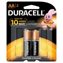 Pilha Alcalina AA Pequena com 2 unidades - Duracell Pilha Alcalina AA Pequena com 2 unidades - Duracell