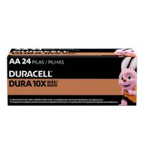 Pilha Alcalina AA Pequena Duracell Com 24 Unidades Pilha Alcalina AA Pequena Duracell Com 24 Unidades