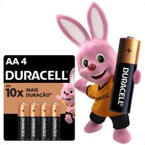 Pilha Alcalina AA Pequena Duracell Com 4 Unidades Pilha Alcalina AA Pequena Duracell Com 4 Unidades