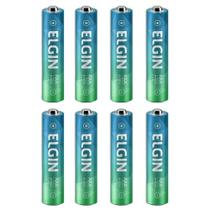 Pilha Alcalina AAA 1.5V c/ 8 unidades LR03 - Elgin