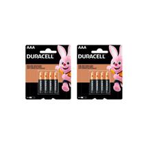 Pilha Alcalina AAA 8 Unidades Duracell MN2400B8