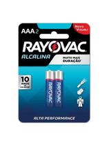 Pilha Alcalina Aaa Com 2 20912