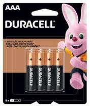 Pilha Alcalina AAA Duracell com 8 unidades - Duracell Original