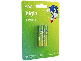 Pilha Alcalina AAA ELE000000082154 Elgin 1,5V 2 Unidades