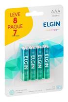 Pilha Alcalina Aaa Elgin Energy Lr3 1,5V Leve 8 Pague 7
