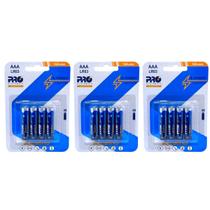 Pilha Alcalina AAA LR03 1,5V 3 Blister com 4 (12 Pilhas)