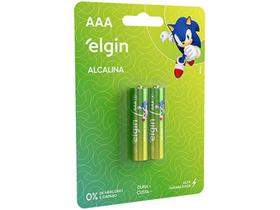 Pilha Alcalina AAA Palito 1,5V LR032 Elgin C/ 2 un Original Pilha Alcalina AAA Palito 1,5V LR032 Elgin C/ 2 un Original