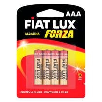 Pilha alcalina AAA palito 4 unidades Fiat lux Forza