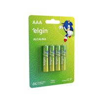Pilha Alcalina AAA Palito - Blister com 4 Unidades Elgin - 000000082155 Pilha Alcalina AAA Palito - Blister com 4 Unidades Elgin - 000000082155