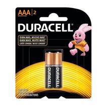 Pilha Alcalina Aaa Palito com 2 Unidades Duracell