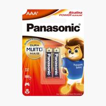 Pilha Alcalina AAA Palito Com 2 Unidades Panasonic Pilha Alcalina AAA Palito Com 2 Unidades Panasonic