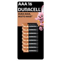 Pilha Alcalina Aaa Palito Duracell Com 16 Unidades Pilha Alcalina Aaa Palito Duracell Com 16 Unidades