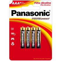 Pilha Alcalina AAA Panasonic - com 4 unidades - LR03XAB/4B Pilha Alcalina AAA Panasonic - com 4 unidades - LR03XAB/4B