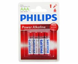 Pilha Alcalina Aaa Philips 1.5v