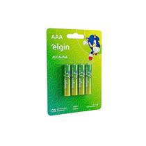 Pilha Alcalina Aaa4 Elgin Cartela Com 04 Unidades F108