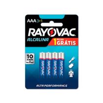 Pilha alcalina AAA4 leve 4 pague 3 Rayovac Pilha alcalina AAA4 leve 4 pague 3 Rayovac