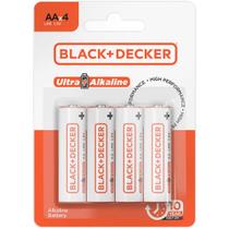 Pilha Alcalina B+D High Ultra Alkaline AA LR6 1,5V Blister Com 4 Unidade BDBT-00AA-04 Black Decker - Black+Decker Pilha Alcalina B+D High Ultra Alkaline AA LR6 1,5V Blister Com 4 Unidade BDBT-00AA-04 Black Decker - Black+Decker