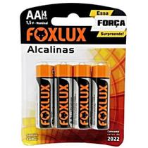 Pilha alcalina blister aa c/4 foxlux