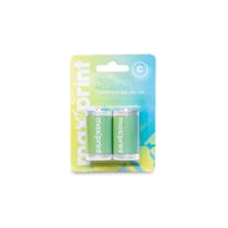 Pilha Alcalina C Maxprint Média 1,5v C/2 Unidades Pilha Alcalina C Maxprint Média 1,5v C/2 Unidades