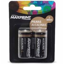 Pilha alcalina c media 1,5v 756377 / 2un / maxprint Pilha alcalina c media 1,5v 756377 / 2un / maxprint