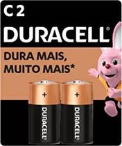 Pilha Alcalina C Média Duracell Com 2 unidades