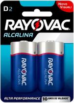 Pilha Alcalina D Grande - Rayovac