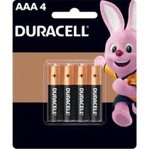 Pilha Alcalina Duracell AAA - 4 Unidades