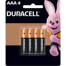 Pilha Alcalina Duracell AAA - 4 Unidades Pilha Alcalina Duracell AAA - 4 Unidades