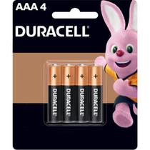 Pilha Alcalina Duracell AAA - 4 Unidades Pilha Alcalina Duracell AAA - 4 Unidades