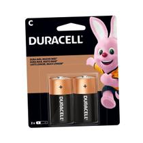 Pilha Alcalina Duracell C Pacote 2u