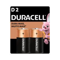 Pilha Alcalina Duracell Grande D com 2 unid.
