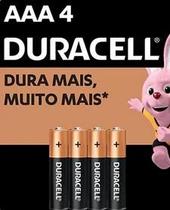 Pilha Alcalina Duracell Palito Aaa - Bt 4 Un