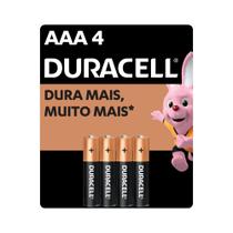 Pilha Alcalina Duracell Palito AAA com 4 unidades Pilha Alcalina Duracell Palito AAA com 4 unidades
