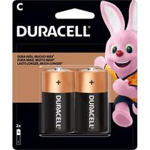 Pilha Alcalina Duracell Tipo C - 2 Unidades Pilha Alcalina Duracell Tipo C - 2 Unidades