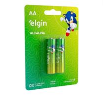 Pilha Alcalina Elgin AA Blister LR6 1.5V - Cartela com 2 Unidades Pilha Alcalina Elgin AA Blister LR6 1.5V - Cartela com 2 Unidades