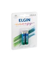 Pilha Alcalina Elgin Aaa 1.5V Blister Com 2 Unidades
