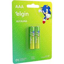 Pilha Alcalina Elgin AAA Blister com 2 Pilhas Pilha Alcalina Elgin AAA Blister com 2 Pilhas