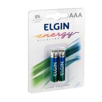 Pilha Alcalina Elgin AAA-LR03 Blister 2UN Pilha Alcalina Elgin AAA-LR03 Blister 2UN