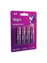Pilha alcalina Elgin tamanho D blister Com 2