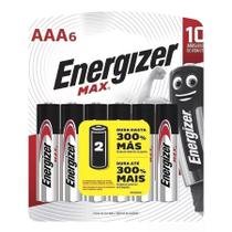 Pilha Alcalina Energizer Max Palito AAA com62.un