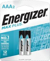 Pilha Alcalina Energizer Max Plus Palito Aaa- C/2 Pilhas