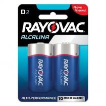 Pilha Alcalina Grande c/2 Encanterlada - Rayovac